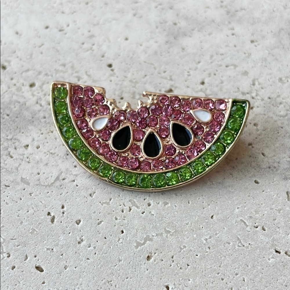 Elegant Watermelon Brooch